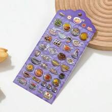 New 3D Embossed Stickers, Solid Epoxy Stickers, Crystal Diamond, Japanese Style Food New Decorative Stickers - Multicolor - View 7