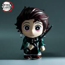 Aniplex 1PC Officially Licensed  PVC Piggy Bank Money Box Coin Box Cartoon Character Cool Styling Movie Peripheral Collectible Large Capacity Decorate Desktop Living Room Bedroom Friend Gifts Christmas Present - Multicolor - View 6