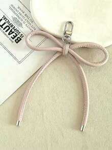 Un llavero con una cuerda de lazo, un colgante de creación de cuerda hecha a mano, un accesorio de mochila bolso de auriculares, adecuado como regalo de cumpleaños, llade de Señora, accesorio de Señora, regalo de regreso a la escuela, regalo de pareja, regalo de cumpleaños, regalo de fiesta o recuerdo de evento - Rojo - Ver 7