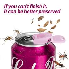 6个装汽水罐拉环和罐盖保护套，保护汽水/啤酒罐免受昆虫、蜜蜂和灰尘侵害，适用于派对、烧烤、海滩等场合。 - 查看 2