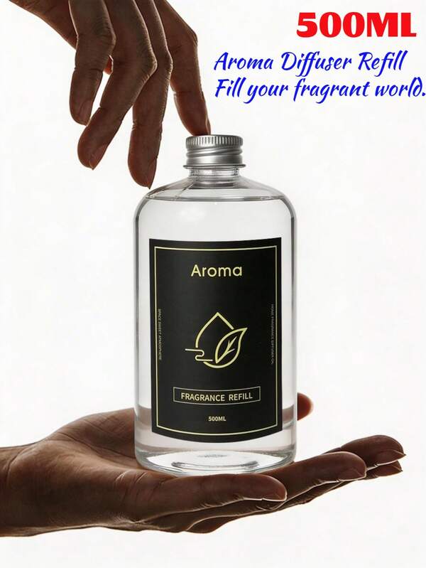 500ml Large Capacity Refill Essential Oil, Suitable For Mist Diffuser And Reed Diffuser