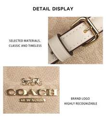 Coach Jamie Printed Women's Single Shoulder Crossbody Bag CY752IMXDM - 沙黃色CY752IMXDM - 查看 9