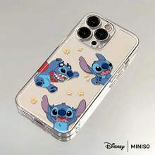 Disney Lilo & Stitch Playful Stitch All-Over Print Phone Case Suitable For IPhone 17/17 Pro/17 Pro Max/17 Air/16/15/14/13/12/11/X Series Iphone 17 Pro Max Case Iphone 17 Pro Case Iphone 17 Case Stocking Stuffers The Girlfriend - Clear - View 2