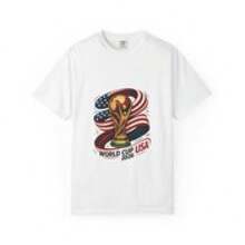 World Cup Shirt,World Cup T-Shirt, USA World Cup Shirt, Soccer Fan Tee, Football Graphic Shirt,  2026 Apparel - 白色 - 查看 7