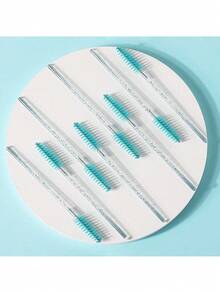 300/100/50/1 Disposable Mascara Wands Eyelash Brush Spoolies For Eyebrow Eye Lash Extension Blue - Multicolor - View 6