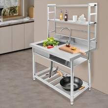 YUNRUX Kitchen Sinks - Silver - View 9