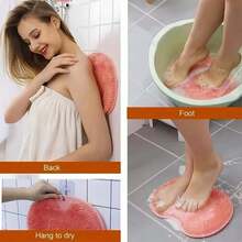 1pc Exfoliating Foot Brush And Back Scrubber Anti-Slip Suction Cup - Deep Cleansing And Exfoliating Tool For Body Dirt Removal - A - View 3