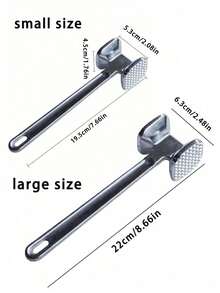 Heavy Duty Meat Tenderizer, Double-Sided Meat Tenderizing Mallet Suitable For Steak, Beef, Chicken, Ergonomic Handle Kitchen Meat Tenderizer - Multicolor - View 7