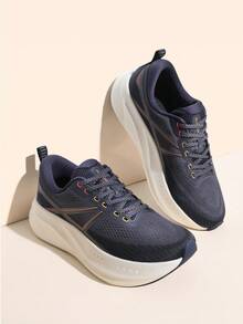 Men's Lightweight Road Running & Gym Shoes Cushioned, Non-Slip Support For Training, Walking & Tennis - 藍色 - 查看 1