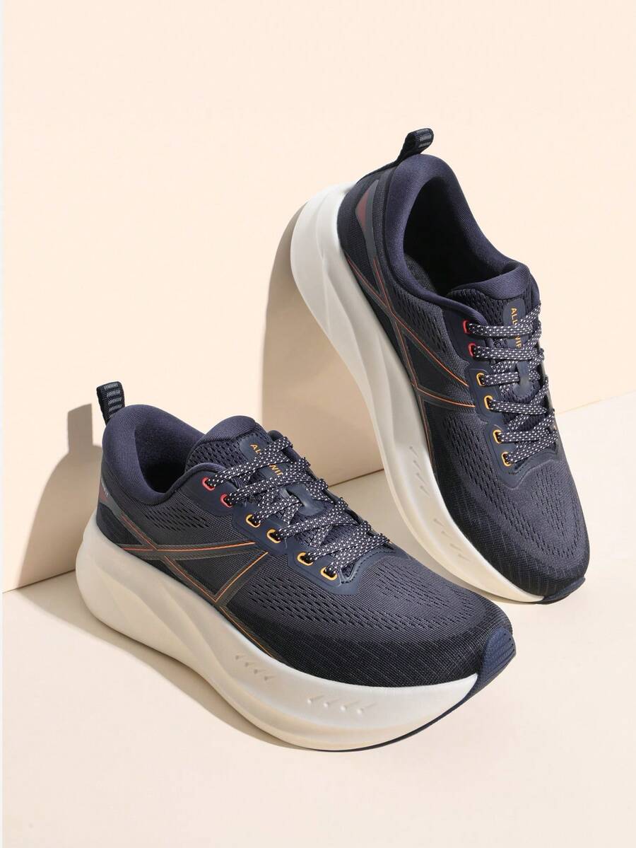 Men's Lightweight Road Running & Gym Shoes Cushioned, Non-Slip Support For Training, Walking & Tennis - 藍色 - 查看 1