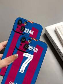 El dorsal número siete de Ferran en la camiseta del Barcelona, patrocinado por ACNUR. Esta elegante funda para móvil es compatible con Samsung, Apple, VIVO, OPPO, , Transsion, ,  y Honor. Fabricada en silicona TPU, ofrece protección contra golpes y caídas, además de una sensación superior. Es un regalo ideal para familiares, amigos y seres queridos, y una opción perfecta para San Valentín y Año Nuevo. - Negro - Ver 8
