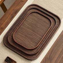 1pc Tray With Handle, Suitable For Holding Food, Snacks, Beverages, Sushi, Steak, Pizza, Desserts, Cakes, Breads, Breakfast Tray, Coffee Tray, Tea Tray, Charcuterie Board, Halloween, Eid Al-Fitr - Maroon - View 6