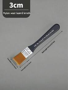 1pc/Set Nylon Wide Head Paint Brush, Wooden Handle, Suitable For Acrylic, Oil Painting, Sketching, Watercolor And Other Painting, Art Supplies, Back To School Essential - Single Piece - View 17