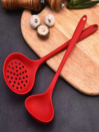 1/2pcs Silicone Skimmer Spoon