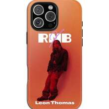 Funda para teléfono Leon Thomas "Pholks", diseño R&B Vibes, para iPhone 17 16 15 14 13 12 11, funda para amantes de la música, regalo para fans,  25 J - Beis - Ver 3