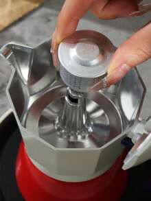 1 pieza Cafetera italiana/americana clásica para estufa - Cafetera Moka de aluminio de 10.14oz, operación manual, ideal para uso doméstico y restaurantes, gran regalo para el regreso a la escuela, el Día del Maestro, San Valentín, Eid, Pascua, Ramadán, esencial para bares de café, compañero perfecto para tazas de café - Cafetera moka multicolor - Ver 11