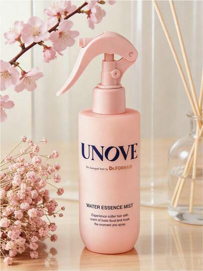  Unove 滋养精华喷雾（200毫升/6.8液盎司），快速补充水分，瞬间抚平毛躁，滋养并修护受损发质，留下清新持久的花香。适用于烫染后干燥暗哑的头发。是假日、派对、旅行、户外活动的理想之选，也是情人节和春季馈赠亲友的完美礼物。