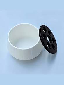 1pc Garlic, Green Onion, Home Gardening, Hydroponics, Chives Garlic Green Onion Regenerative Farm, Gardening Plastic Pots, Vases, Seedling Trays, Hydroponics Planter, Abundant Planting, Regenerative Planter, Simple Home Use Cyclic Harvesting, Soil-Free Hydroponics Box, Grow Plants Unaffected By Seasons - Reusable - 7-hole Hydroponic Regeneration Pot - View 3