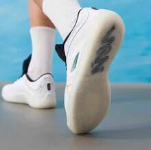 Nike New Men's ZION 4 Basketball Shoes, Designed For Competitive Play, Training, And On-Court Use, Featuring Cushioning And Durability. - Black and White - View 4