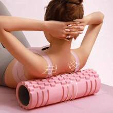 1pc Foam Roller, EVA Hollow Yoga Pilates Massage Roller, Muscle Relaxation Roller For Yoga & Fitness - Multicolor - View 2