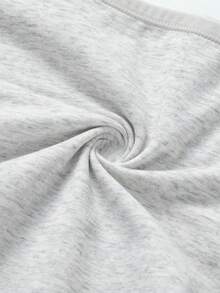 4 piezas de bragas triangulares sin costuras de cintura alta de algodón para mujer, ropa interior transpirable - Gris Claro - Ver 3