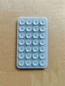 28 件双面硅胶吸盘手机支架，可重复使用双吸盘，适用于家庭和办公室光滑表面物体，兼容 、Android 手机，生日礼物，家人，朋友手机支架，手机配件 - 彩色 - 查看 25