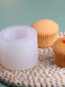 1pc Realistic Fluffy Cake Silicone Mold - White - View 1