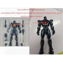 Modelo de juguete mecha articulado y móvil, Mecha de la del Pacífico, Modelo de ensamblaje de precisión de la galaxia, Adorno de modelo mecha genial, Juguete de modelo mecha de ensamblaje, Adorno de modelo de escritorio, Modelo de exhibición de mecha de grado de coleccionista, Modelo de figura mecha (Color de soporte aleatorio) - Multicolor 1 - Ver 9