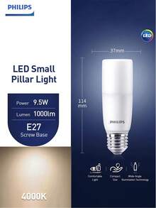 Philips LED Small Light Bulb Suitable For Various Light Fixtures Such As Dining Room Lights, Living Room Lights, And Reading Lights Wide-Angle Illumination For More Uniform Light Distribution - Multicolor - View 12