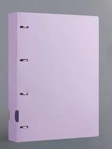 1个/2个/4个A4活页夹，办公用品，试卷收纳夹，4孔D型环活页夹，A4文件袋，11孔新款现代彩色打孔活页夹 - 單件 - 查看 8