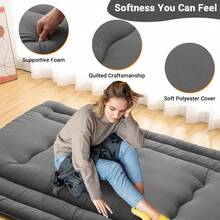 Sofa Bed Mattress - Dark Gray FULL (137*203cm) USA - View 4
