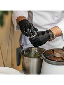 100pcs Vinyl Synthetic Gloves - Latex-Free, Kitchen Inspection Gloves, Thickened Non-Slip Fit Design, Suitable For Cooking And Baking, Food Processing, Household Cleaning - Multiple Styles - View 5