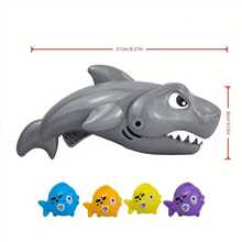 Đồ chơi cho ăn tương tác mới trong bồn tắm - 5 món đồ chơi dưới nước cho phòng tắm, cá mập lớn ăn cá nhỏ - Thiết kế tinh tế, thích hợp làm quà tặng sinh nhật, Giáng sinh, Lễ Phục sinh cho trẻ em. - Nhiều màu - Xem 9