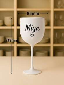 1件客製化壓克力香檳杯，個性化半尺寸壓克力香檳笛杯，適用於婚禮派對、伴娘、婚禮祝酒、訂婚派對、畢業典禮、單身女派對、嬰兒洗禮、生日派對，可重複使用，獨特禮物 - 多色 - 查看 3