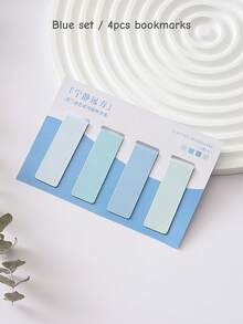 Morandi Color Magnetic Bookmarks, Soft Magnetic Page Clips, Solid & Color Block Design Reading Markers, 4 Styles Stationery For Students & Book Lovers - Rectangle - View 16