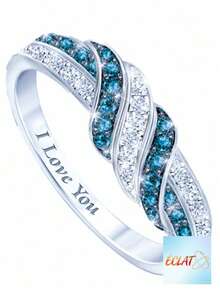 1pc Fashion Zinc Alloy Bar Decorated Women's Ring Daily Wear Office Party Jewelry Gift For Her 9UTN - 白色 - 查看 1