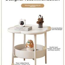 1件创意可移动边桌，现代简约客厅咖啡桌、床头柜、阳台书桌，适用于卧室、客厅、阳台 - 彩色 - 查看 10