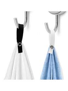 10Pcs Hanging Towels Clip, Towel Hanger, Hand Towel Hook For Home Kitchen Bathroom Hanging Towels - Multicolor - View 9
