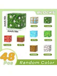Baldosas magnéticas - Juego de construcción magnético para niños, juguete sensorial STEM, regalo de Navidad para niños y niñas, tema de plantas, con bolsa de regalo de Navidad, baldosas magnéticas, piezas magnéticas, bloques de construcción magnéticos, juguetes para niños - Multicolor - Ver 11