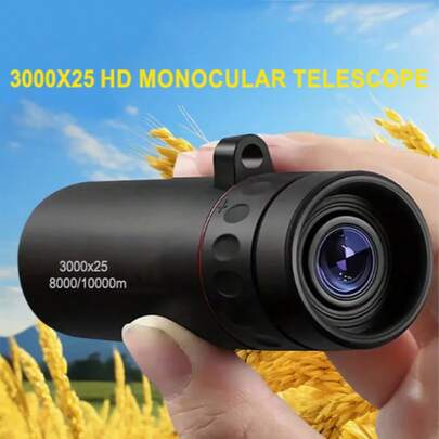 [Ống nhòm nhìn đêm HD 3000x25] Lăng kính BAK-4 + Lớp phủ đa lớp FMC, Hình ảnh sáng và sắc nét, Màu sắc sống động như thật. Thân máy nhỏ gọn và nhẹ, thao tác bằng một tay, lý tưởng cho đi bộ đường dài, cắm trại, khám phá và quan sát, một món quà thiết thực cho những người đam mê hoạt động ngoài trời.
