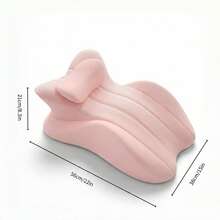Prone Pillow Memory Foam Body Pillow, Ergonomic Wedge Pillow For Bed Pillows & Sofa, Comfortable Reading Pillow For Prone Lying, Sitting Support & Leg Elevation, Removable & Easy-Care Cover - Hồng - Xem 9