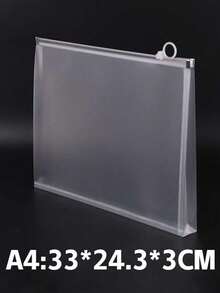 1 pieza/9 piezas Bolsa de archivo con cremallera transparente tamaño A4, Bolsa con cremallera tamaño A5, Bolsa de papelería para exámenes personalizada tamaño A6, de gran capacidad, carpeta de archivo expandible, organizador de archivos de plástico PP resistente con cierre, adecuado para la escuela, la oficina y el hogar - A - Ver 20