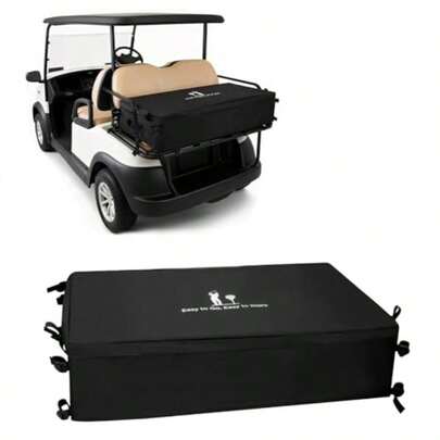 Golf Cart Stoe Bag Golf Cart Accessories Compate Wit  Club Car E Cargo  Wit Strong Buck And Adjustable Straps  2+2 Passenger Golf Car No-Drill Design Bag Only