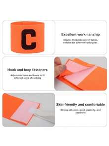 6个装弹性足球队长臂章，防滑设计 - 彩色 - 查看 5