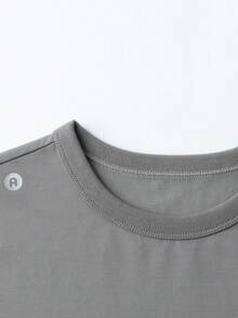 Annil 新款春季儿童圆领长袖针织衫，男女童均有 - 雅緻花灰 - 查看 3