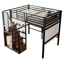 Kids Bed Frames, Headboards & Footboards - Black + Metal + 140cm*200cm-1 - View 5