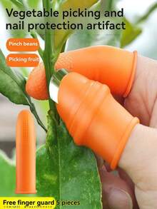 1 Set Silicone Thumb Knife, Fruit & Vegetable Picking, Potted Plant Pruning, Portable Gardening Tool - Multiple Styles - View 6