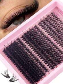 384/300 cặp mi giả D-Curl thân rộng 9-16mm, tự nhiên và dày, có thể tái sử dụng, phù hợp cho sinh hoạt hàng ngày, đám cưới, hẹn hò, tiệc tùng, lễ hội âm nhạc, mùa xuân, du lịch. - Nhiều màu - Xem 8