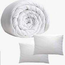 Hollowfibre Duvet  Single, Double, King, & Superking With Pillows In Different Togs - White - View 14