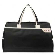 Unisex Women's/Men's Fitness Travel Bag, Waterproof Nylon - 黑色 - 查看 6